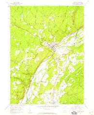 Milford Pennsylvania Historical topographic map, 1:24000 scale, 7.5 X 7.5 Minute, Year 1958