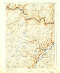 Milford Pennsylvania Historical topographic map, 1:62500 scale, 15 X 15 Minute, Year 1915