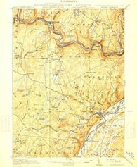 Milford Pennsylvania Historical topographic map, 1:62500 scale, 15 X 15 Minute, Year 1915