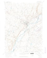 Milford Pennsylvania Historical topographic map, 1:24000 scale, 7.5 X 7.5 Minute, Year 1958