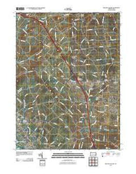 Milford Square Pennsylvania Historical topographic map, 1:24000 scale, 7.5 X 7.5 Minute, Year 2010