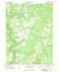 Mill Run Pennsylvania Historical topographic map, 1:24000 scale, 7.5 X 7.5 Minute, Year 1967
