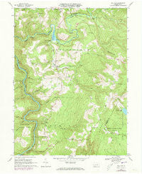 Mill Run Pennsylvania Historical topographic map, 1:24000 scale, 7.5 X 7.5 Minute, Year 1967