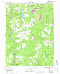 Mill Run Pennsylvania Historical topographic map, 1:24000 scale, 7.5 X 7.5 Minute, Year 1967