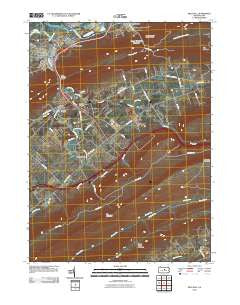Mill Hall Pennsylvania Historical topographic map, 1:24000 scale, 7.5 X 7.5 Minute, Year 2010