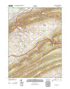 Mill Hall Pennsylvania Historical topographic map, 1:24000 scale, 7.5 X 7.5 Minute, Year 2013