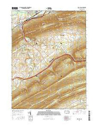 Mill Hall Pennsylvania Current topographic map, 1:24000 scale, 7.5 X 7.5 Minute, Year 2016