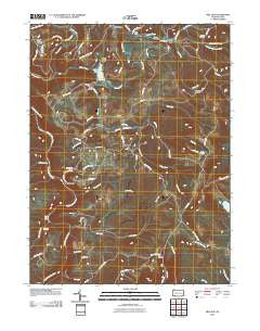 Mill Run Pennsylvania Historical topographic map, 1:24000 scale, 7.5 X 7.5 Minute, Year 2010