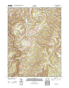 Mill Run Pennsylvania Historical topographic map, 1:24000 scale, 7.5 X 7.5 Minute, Year 2013