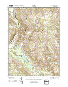 Millers Station Pennsylvania Historical topographic map, 1:24000 scale, 7.5 X 7.5 Minute, Year 2013