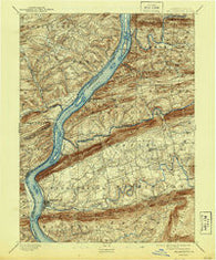 Millersburg Pennsylvania Historical topographic map, 1:62500 scale, 15 X 15 Minute, Year 1893