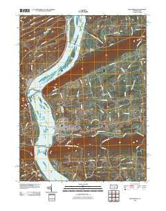 Millersburg Pennsylvania Historical topographic map, 1:24000 scale, 7.5 X 7.5 Minute, Year 2010