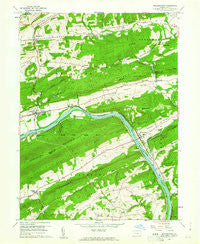 Millerstown Pennsylvania Historical topographic map, 1:24000 scale, 7.5 X 7.5 Minute, Year 1959