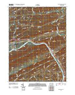 Millerstown Pennsylvania Historical topographic map, 1:24000 scale, 7.5 X 7.5 Minute, Year 2010