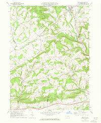 Millville Pennsylvania Historical topographic map, 1:24000 scale, 7.5 X 7.5 Minute, Year 1968