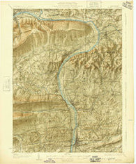 Milton Pennsylvania Historical topographic map, 1:62500 scale, 15 X 15 Minute, Year 1924