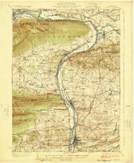 Milton Pennsylvania Historical topographic map, 1:62500 scale, 15 X 15 Minute, Year 1924