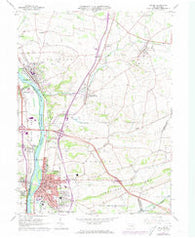 Milton Pennsylvania Historical topographic map, 1:24000 scale, 7.5 X 7.5 Minute, Year 1965