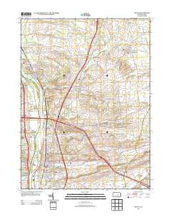 Milton Pennsylvania Historical topographic map, 1:24000 scale, 7.5 X 7.5 Minute, Year 2013