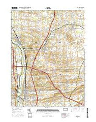 Milton Pennsylvania Current topographic map, 1:24000 scale, 7.5 X 7.5 Minute, Year 2016