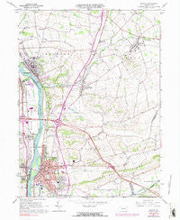 Milton Pennsylvania Historical topographic map, 1:24000 scale, 7.5 X 7.5 Minute, Year 1965