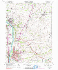 Milton Pennsylvania Historical topographic map, 1:24000 scale, 7.5 X 7.5 Minute, Year 1965