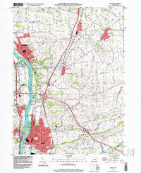 Milton Pennsylvania Historical topographic map, 1:24000 scale, 7.5 X 7.5 Minute, Year 1998