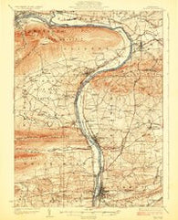 Milton Pennsylvania Historical topographic map, 1:62500 scale, 15 X 15 Minute, Year 1924