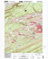 Minersville Pennsylvania Historical topographic map, 1:24000 scale, 7.5 X 7.5 Minute, Year 1999