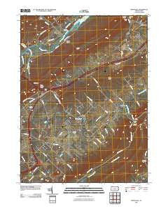Mingoville Pennsylvania Historical topographic map, 1:24000 scale, 7.5 X 7.5 Minute, Year 2010