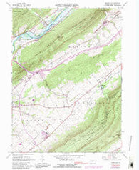 Mingoville Pennsylvania Historical topographic map, 1:24000 scale, 7.5 X 7.5 Minute, Year 1966