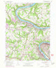 Monongahela Pennsylvania Historical topographic map, 1:24000 scale, 7.5 X 7.5 Minute, Year 1954