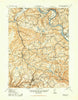 Monroeton Pennsylvania Historical topographic map, 1:62500 scale, 15 X 15 Minute, Year 1943
