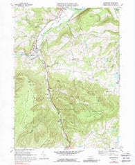 Monroeton Pennsylvania Historical topographic map, 1:24000 scale, 7.5 X 7.5 Minute, Year 1969