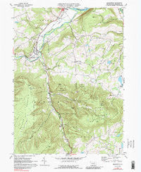 Monroeton Pennsylvania Historical topographic map, 1:24000 scale, 7.5 X 7.5 Minute, Year 1969