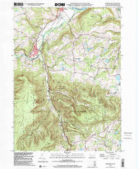 Monroeton Pennsylvania Historical topographic map, 1:24000 scale, 7.5 X 7.5 Minute, Year 1999