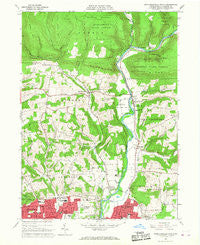 Montoursville North Pennsylvania Historical topographic map, 1:24000 scale, 7.5 X 7.5 Minute, Year 1965
