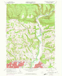 Montoursville North Pennsylvania Historical topographic map, 1:24000 scale, 7.5 X 7.5 Minute, Year 1965