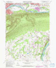 Montoursville South Pennsylvania Historical topographic map, 1:24000 scale, 7.5 X 7.5 Minute, Year 1965
