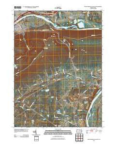 Montoursville South Pennsylvania Historical topographic map, 1:24000 scale, 7.5 X 7.5 Minute, Year 2010