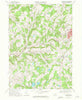 Montrose West Pennsylvania Historical topographic map, 1:24000 scale, 7.5 X 7.5 Minute, Year 1967