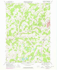 Montrose West Pennsylvania Historical topographic map, 1:24000 scale, 7.5 X 7.5 Minute, Year 1968