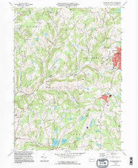 Montrose West Pennsylvania Historical topographic map, 1:24000 scale, 7.5 X 7.5 Minute, Year 1994