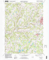 Montrose West Pennsylvania Historical topographic map, 1:24000 scale, 7.5 X 7.5 Minute, Year 1994