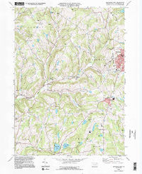 Montrose West Pennsylvania Historical topographic map, 1:24000 scale, 7.5 X 7.5 Minute, Year 1994