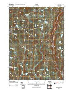 Montrose East Pennsylvania Historical topographic map, 1:24000 scale, 7.5 X 7.5 Minute, Year 2010