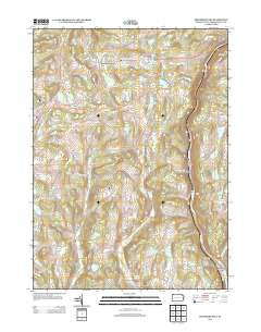 Montrose East Pennsylvania Historical topographic map, 1:24000 scale, 7.5 X 7.5 Minute, Year 2013