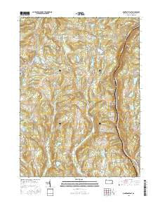 Montrose East Pennsylvania Current topographic map, 1:24000 scale, 7.5 X 7.5 Minute, Year 2016