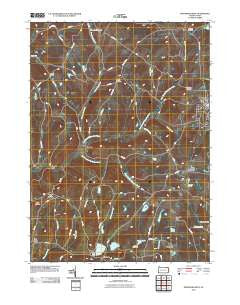 Montrose West Pennsylvania Historical topographic map, 1:24000 scale, 7.5 X 7.5 Minute, Year 2010