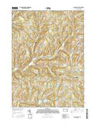 Montrose West Pennsylvania Current topographic map, 1:24000 scale, 7.5 X 7.5 Minute, Year 2016